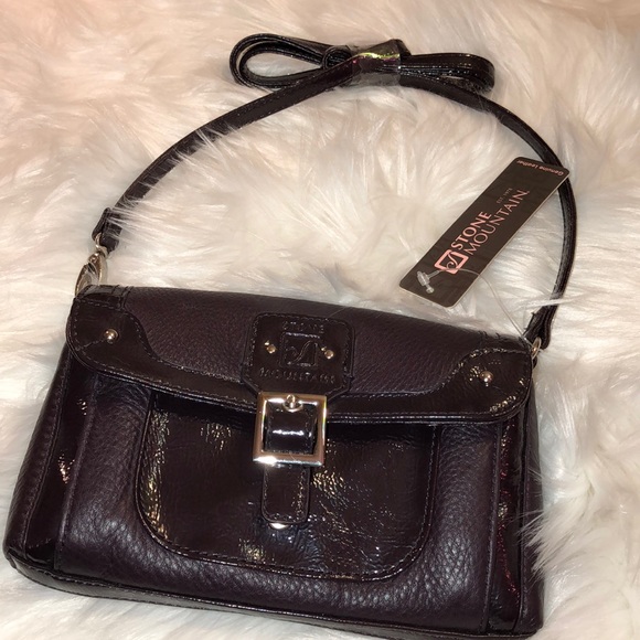 Stone Mountain Accessories Handbags - Stone Mountain NEW w/tag Leather Crossbody